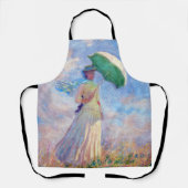 Claude Monet - Eine Frau mit einem Sonnenschirm au Schürze (Vorderseite)