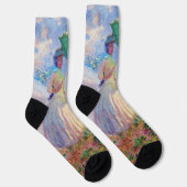 Claude Monet - Eine Frau mit einem Sonnenschirm au Socken (Rechts)