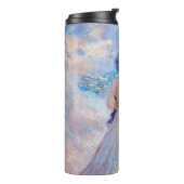 Claude Monet - Eine Frau mit einem Sonnenschirm au Thermosbecher (Nach links gedreht)