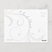 Claude Monet eine Postkarte mit Selbstporträt (Rückseite)