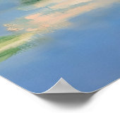 Claude Monet, Eisenbahnbrücke in Argenteuil Poster (Ecke)