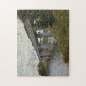 Claude Monet - Eisenbahnbrücke in Argentinien Puzzle (Vertikal)