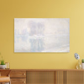Claude Monet | Eisschollen Leinwanddruck (Insitu (Wohnzimmer))