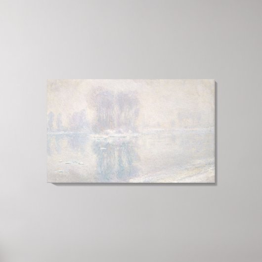 Claude Monet | Eisschollen Leinwanddruck (Vorderseite)