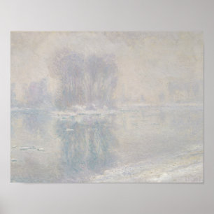 Claude Monet - Eisschollen Poster