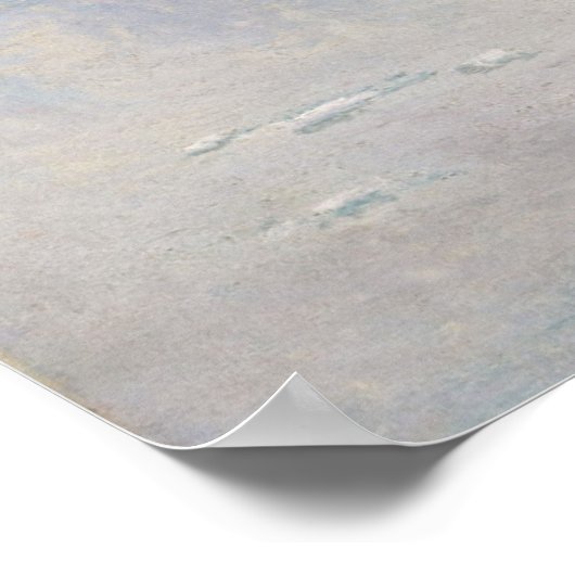 Claude Monet | Eisschollen Poster (Ecke)