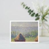 Claude Monet | Ende des Sommers in Givern Postkarte (Stehend Vorderseite)