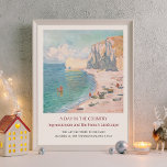 Claude Monet Étretat Etretat Beach Art Exhibition Poster<br><div class="desc">Claude Monet Étretat Etretat Beach und Falaise d’Or Kunstausstellung</div>