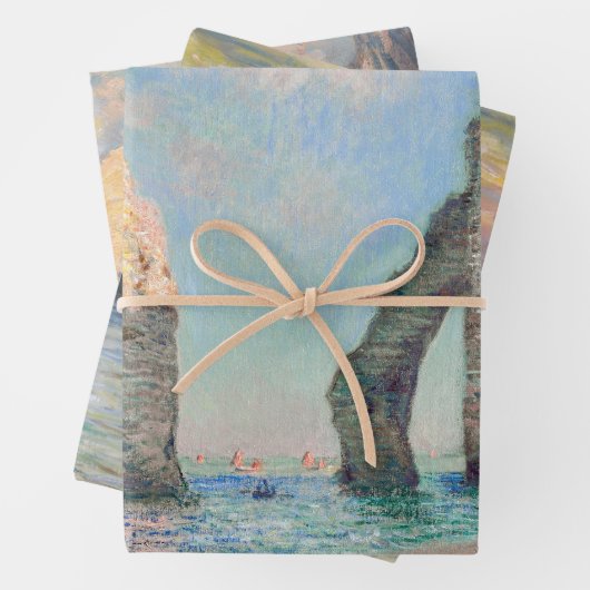 Claude Monet Etretat Masterstückauswahl Geschenkpapier Set (Beispiel)