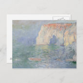 Claude Monet | Etretat Postkarte (Vorne/Hinten)