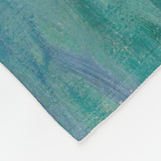 Claude Monet - Etretat: Strand und Falaise d'Betwe Fleecedecke (Ecke)