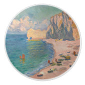 Claude Monet - Etretat: Strand und Falaise d'Betwe Keramikknauf (Vorderseite)