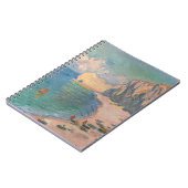 Claude Monet - Etretat: Strand und Falaise d'Betwe Notizblock (Linke Seite)