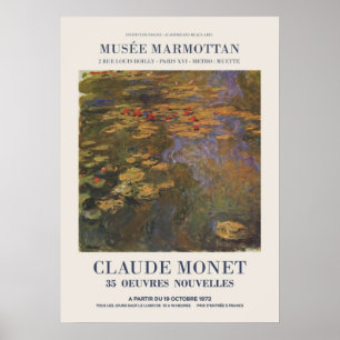 Claude Monet Exhibition und Kunstausstellung Poster