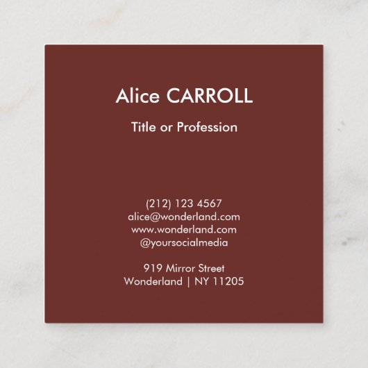 Claude Monet - Feld der Tulipen, Holland - QR-Code Quadratische Visitenkarte (Rückseite)