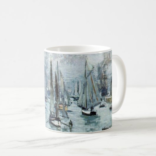Claude Monet Fischerboote verlassen den Hafen  Kaffeetasse (VorderseiteRechts)