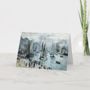 Claude Monet Fischerboote verlassen den Hafen Karte