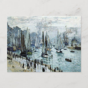 Claude Monet Fischerboote verlassen den Hafen Postkarte