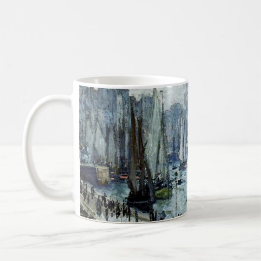 Claude Monet Fischerboote Verlassend Hafen Kaffeetasse (Links)