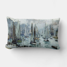 Claude Monet Fischerboote Verlassend Hafen Lendenkissen