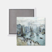 Claude Monet Fischerboote Verlassend Hafen Magnet (Vorderseite/Rückseite)