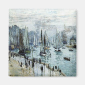 Claude Monet Fischerboote Verlassend Hafen Magnet (Vorne)