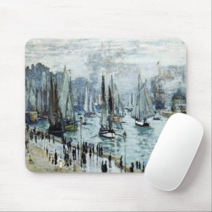 Claude Monet Fischerboote Verlassend Hafen Mousepad