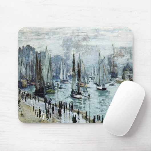Claude Monet Fischerboote Verlassend Hafen Mousepad (Mit Mouse)