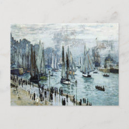Claude Monet Fischerboote Verlassend Hafen Postkarte