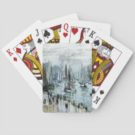 Claude Monet Fischerboote Verlassend Hafen Spielkarten