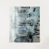 Claude Monet Fischerboote Verlassend Hafen Wandteppich (Vorderseite)