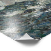 Claude Monet - Fischereinetze in Pourville Fotodruck (Ecke)