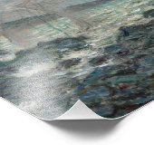 Claude Monet - Fischereinetze in Pourville Fotodruck (Ecke)