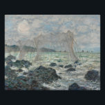 Claude Monet - Fischereinetze in Pourville Fotodruck<br><div class="desc">Angeln in Pourville von Claude Monet, 1882. Claude Monet war Gründer der französischen Impressionistischen Malerei und der beständigste und produktivste Praktizierende der Philosophie der Bewegung, seine Wahrnehmungen vor der Natur zu äußern, vor allem, wie sie auf Landschaftsmalerei in der Luft angewandt werden. Der Begriff "Impressionismus" leitet sich aus dem Titel...</div>