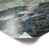 Claude Monet - Fischereinetze in Pourville Fotodruck (Ecke)