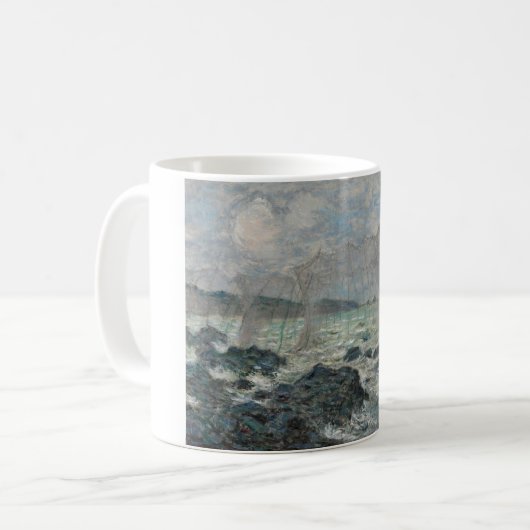 Claude Monet - Fischereinetze in Pourville Kaffeetasse (Vorderseite Links)