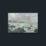 Claude Monet - Fischereinetze in Pourville Leinwanddruck<br><div class="desc">Angeln in Pourville von Claude Monet, 1882. Claude Monet war Gründer der französischen Impressionistischen Malerei und der beständigste und produktivste Praktizierende der Philosophie der Bewegung, seine Wahrnehmungen vor der Natur zu äußern, vor allem, wie sie auf Landschaftsmalerei in der Luft angewandt werden. Der Begriff "Impressionismus" leitet sich aus dem Titel...</div>