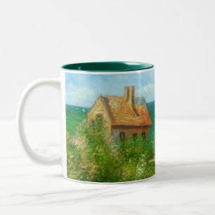 Claude Monet: Fischerhütte in Varengeville Zweifarbige Tasse