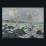 Claude Monet ~ Fishing Nets At Pourville Poster<br><div class="desc">Claude Monet,  French Painter,  1840 - 1926 featuring a stormy coastal scene.</div>