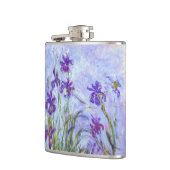 Claude Monet - Flieder-Iris / Iris Mauves Flachmann (Links)