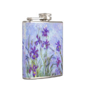 Claude Monet - Flieder-Iris / Iris Mauves Flachmann (Rechts)