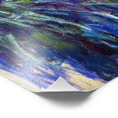 Claude Monet - Flieder-Iris / Iris Mauves Fotodruck (Ecke)