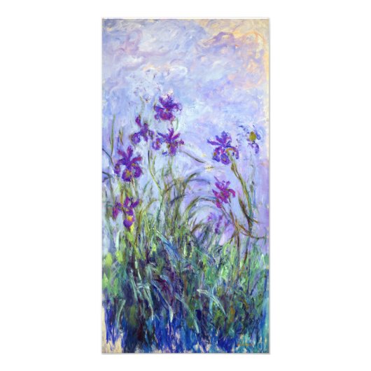 Claude Monet - Flieder-Iris / Iris Mauves Fotodruck (Vorne)