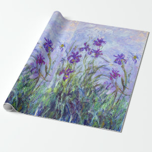Claude Monet - Flieder-Iris / Iris Mauves Geschenkpapier