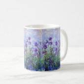 Claude Monet - Flieder-Iris / Iris Mauves Kaffeetasse (VorderseiteRechts)