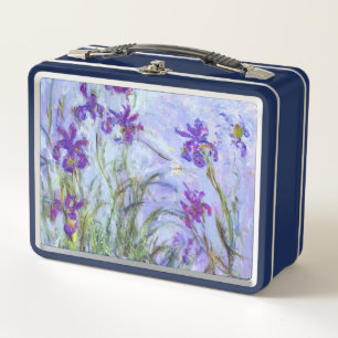 Claude Monet - Flieder-Iris / Iris Mauves Metall Brotdose