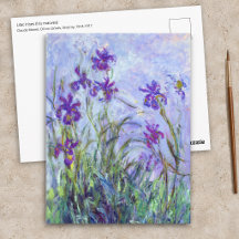 Claude Monet - Flieder-Iris / Iris Mauves