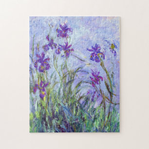 Claude Monet - Flieder-Iris / Iris Mauves Puzzle