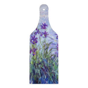 Claude Monet - Flieder-Iris / Iris Mauves Schneidebrett
