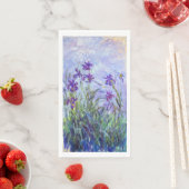 Claude Monet - Flieder-Iris / Iris Mauves Serviette (Beispiel)